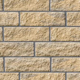 450x140MM BUFF/BLACK PITCHED DARLSTONE WALLING (96/6.62M2)