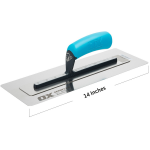 OX PRO STAINLESS STEEL 356MM PLASTERERS TROWEL OX-P011014